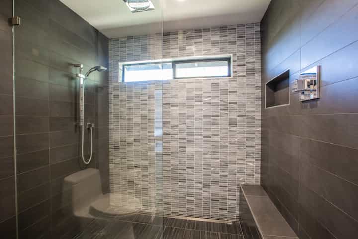 A gorgeous country inspired shower installation for home in Lake Havasu City, Arizona